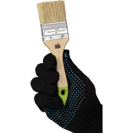 Кисть малярная плоская Сибртех из натуральной щетины 50x10 мм (82263)