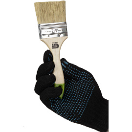 Кисть малярная плоская Сибртех из натуральной щетины 63x10 мм (82264)