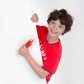 Карандаш чернографитный HB с ластиком и таблицей умножения Kores заточенный трехгранный