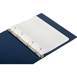 Тетрадь на кольцах со сменным блоком Attache A5 80 листов в клетку, тиснение фольгой