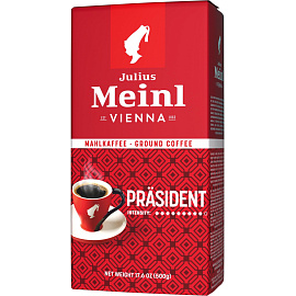 Кофе молотый Julius Meinl Prasident 500 г (вакуумная упаковка)