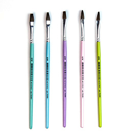 Кисть художественная Малевичъ Kids плоская коровий ворс №8