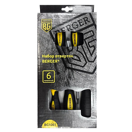 Набор отвёрток Berger BG1061 (6 штук)