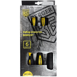 Набор отвёрток Berger BG1061 (6 штук)