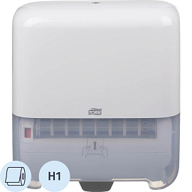 Диспенсер для полотенец в рул.Tork Matic Elevation H1 551000 белый фото Диспенсер для полотенец в рул.Tork Matic Elevation H1 551000 белый