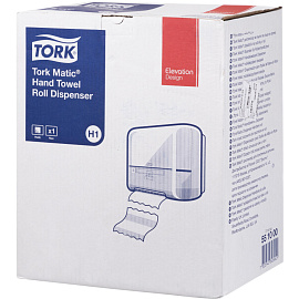 Диспенсер для полотенец в рул.Tork Matic Elevation H1 551000 белый фото Диспенсер для полотенец в рул.Tork Matic Elevation H1 551000 белый