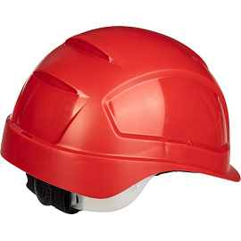 Каска защитная Uvex Феос E-S-WR красная с храповым механизмом (9770331)