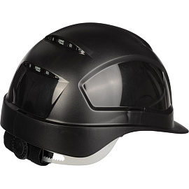 Каска защитная Uvex Феос В-WR черная с храповым механизмом (9772930)