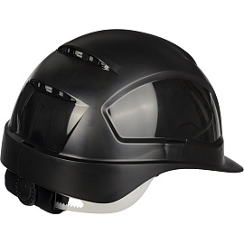 Каска защитная Uvex Феос В-WR черная с храповым механизмом (9772930)