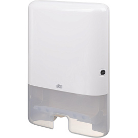 Диспенсер для листовых полотенец Торк (Tork) 552000 Xpress Multifold H2 пластиковый белый