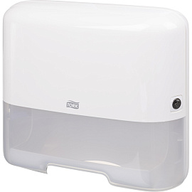 Диспенсер для листовых полотенец Торк (Tork) 553100 Mini Singlefold H3 ZZ/С пластиковый белый