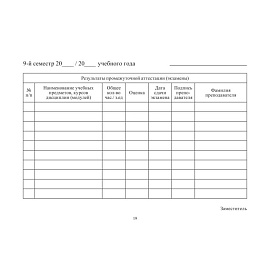 Зачетная книжка для СПО Attache обложка твердая (5 штук в упаковке)