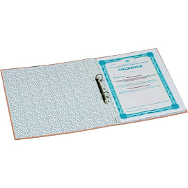 Папка на 2-х кольцах Attache 35 мм розовая до 220 листов