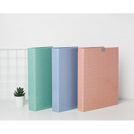 Папка на 2-х кольцах Attache 35 мм розовая до 220 листов