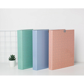 Папка на 2-х кольцах Attache 35 мм розовая до 220 листов