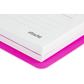 Ежедневник недатированный Attache Digital пластик A5 136 листов розовый