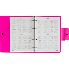 Ежедневник недатированный Attache Digital пластик A5 136 листов розовый