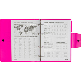Ежедневник недатированный Attache Digital пластик A5 136 листов розовый