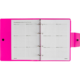 Ежедневник недатированный Attache Digital пластик A5 136 листов розовый