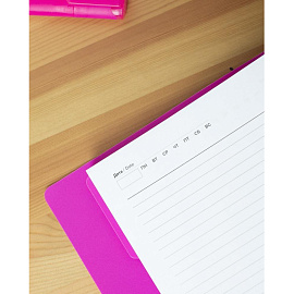 Ежедневник недатированный Attache Digital пластик A5 136 листов розовый