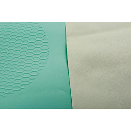 Перчатки КЩС латексные Manipula Контакт L-F-02/CG-945 с хлопковым напылением зеленые (размер 8-8.5, M)