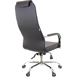 Кресло для руководителя Everprof EP 708 TM черное (искусственная кожа, металл)