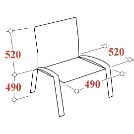 Конференц-кресло Everprof Bond CF черное (искусственная кожа, металл хромированный)