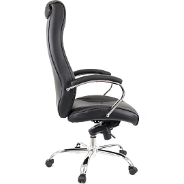 Кресло для руководителя Everprof King M чёрное (экокожа, металл)
