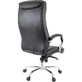 Кресло для руководителя Everprof King M чёрное (экокожа, металл)