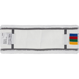 Насадка МОП для швабры-флаундера (плоской) Vileda Professional МикроПур КомбиСпид Про микрофибра/абразив 42x16 см белая