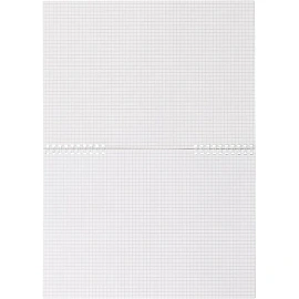 Тетрадь общая Полином Графо А4 48 листов в клетку на спирали (обложка серая)