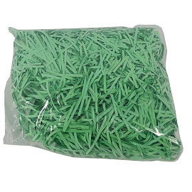 Наполнитель бумажный зеленый 100 г фото Наполнитель бумажный зеленый 100 г