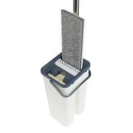 Комплект для уборки OfficeClean Professional, швабра, ведро 6 л., двухкамерное с отжимом, насадка МОП