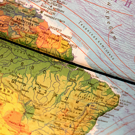 Глобус Globen Классик физико-политический 32 см с подсветкой