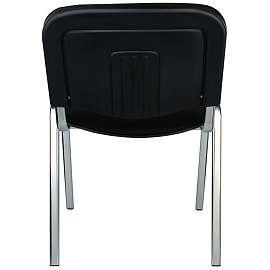 Стул Helmi HL-F01 "Изо", каркас хром, обивка ткань черная