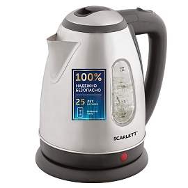 Чайник электрический Scarlett SC-EK21S88 серебристый