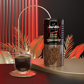 Кофе растворимый сублимированный Jardin Deep Dark 95 г (стеклянная банка)