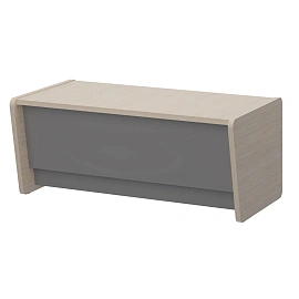 Стол руководителя письменный Fregat Easy to lead 129S002 (дуб скандинавский/базальт, 1800x968x761 мм)