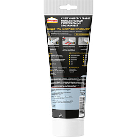 Клей монтажный Момент Суперсильный прозрачный 185 г