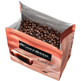 Кофе в зёрнах Coffesso Crema Premium Blend 1 кг (пакет)