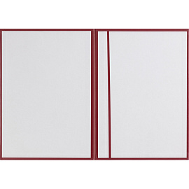 Папка адресная Государственная символика А4 бумвинил красная