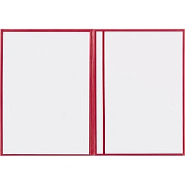 Папка адресная Орнамент А4 красная