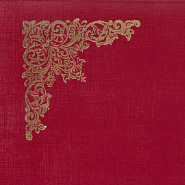 Папка адресная Орнамент А4 красная