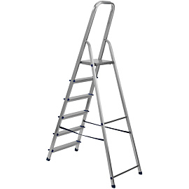 Стремянка алюминиевая 6 ступеней Сибртех 97716
