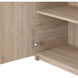 Шкаф для документов Бюджет 2554 (дуб сонома, 716х349х1810 мм)