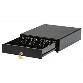 Денежный ящик Атол SB-330-B 380х330х90 мм черный