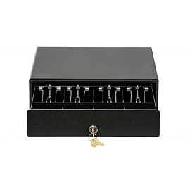 Денежный ящик Атол SB-330-B 380х330х90 мм черный