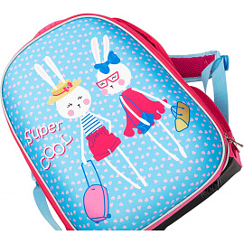 Ранец Комус Класс (№1 School) анатомический Light Зайки