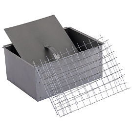 Коптильня двухъярусная металлическая, размер 350х260х160 мм, в гофрокоробе, 701730 фото Коптильня двухъярусная металлическая, размер 350х260х160 мм, в гофрокоробе, 701730