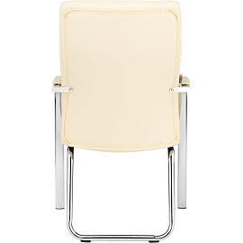 Конференц-кресло Easy Chair 807 VPU бежевое (искусственная кожа, металл хромированный) фото Конференц-кресло Easy Chair 807 VPU бежевое (искусственная кожа, металл хромированный)